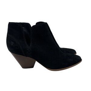 Frye Womens Black Reina Leather Cut Out Ankle Boots Booties Size US Size 9M